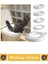 Premium Kedi Klozet Alıştırma Kapağı Kum Kabı Wc Yavru Yetişkin Kedi Hijyenik Tuvalet Eğitim Seti 3