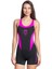 M0167-02 - Swimsuit Athletic Pembe Yüzücü Mayo 1