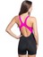 M0167-02 - Swimsuit Athletic Pembe Yüzücü Mayo 2