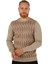 Brg Vizon Renk Desenli Erkek Basic Triko-Kazak BRG21174-0070 3