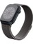 Apple Watch 49mm Ultra 2/1 - 46mm Seri 10 - 45mm Seri 9/8/7 - 44mm Seri SE2/SE/6/5/4 Kordon Kayış Band Metal Fit Graphite - AMP06925 1