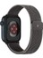 Apple Watch 49mm Ultra 2/1 - 46mm Seri 10 - 45mm Seri 9/8/7 - 44mm Seri SE2/SE/6/5/4 Kordon Kayış Band Metal Fit Graphite - AMP06925 3