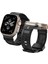 Apple Watch 49mm Ultra 2/1 - 46mm Seri 10 - 45mm Seri 9/8/7 - 44mm Seri SE2/SE/6/5/4 Kordon Kayış Rugged Band Matte Black - AMP02854 1