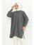 Ebrar Triko Tunik 1129 - Antrasit 1