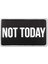 V2 Not Today - 2 Kod Logolu Unisex Siyah Bench (Patch) 1