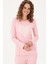 Kadın Pembe Pijama Takım 50303414-VR041 3