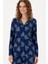 Kadın Lacivert Pijama Takım 50302757-VR033 3