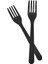 Plastik Lüx Siyah Çatal 4.000 Adet 1
