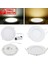 Sıvaaltı Beyaz (Gömme) LED Panel-Spot Lamba Işık Gücü: 3W Dış Çap:8,5 cm Delik Çap:7,5 cm 1