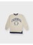 Genç Önü Baskılı T-Shirt Parça Detaylı Sweatshirt 1
