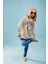 Genç Önü Baskılı T-Shirt Parça Detaylı Sweatshirt 5