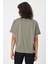 Bisiklet Yaka Baskılı Yırtmaçlı T-Shirt (B24-00212) 3