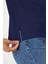 Bisiklet Yaka Baskılı Yırtmaçlı T-Shirt (B24-00212) 2