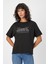 Bisiklet Yaka Baskılı Yırtmaçlı T-Shirt (B24-00212) 2