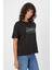 Bisiklet Yaka Baskılı Yırtmaçlı T-Shirt (B24-00212) 3