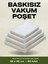 32X45 cm Endüstriyel ve Gıda Düz Tip Vakum Makinesi Poşeti 50 Adet - 90 Mic. 2