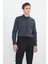 Slim Fit Dar Kesim Klasik Yaka Armürlü Gömlek 1