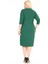 Çift Cepli Kışlık Büyük Beden Esnek Yeşil Elbise 12C-2607 5