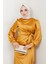 Kadın Giyim Moda Tesettür Abiye Saten Elbise 2762 5