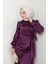 Kadın Giyim Moda Tesettür Abiye Saten Elbise 2762 4
