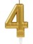 4 Rakam Mum Gold Renk 1