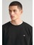 Erkek Siyah Regular Fit Sweatshirt 4