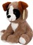 Sevimli Peluş Köpek 32 cm - Gri 3