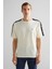 Erkek Krem Regular Fit T-Shirt 3