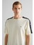 Erkek Krem Regular Fit T-Shirt 4