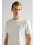 Erkek Krem Regular Fit T-Shirt 4