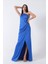 Saks Önü Yırtmaçlı Tek Omuz Şık Abiye 0801563.26 1