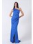 Saks Önü Yırtmaçlı Tek Omuz Şık Abiye 0801563.26 4