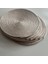 El Yapımı 6'lı Supla - Bej - 32 x 32 cm 5