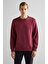 Erkek Bordo Regular Fit Sweatshirt 3