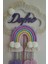 Doa Filstore Makrome Isme Özel Bulut Gökkuşağı El Yapımı Bebek Kapı Bebek Odası Bebek Duvar Süsü (35X75) 2