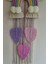 Doa Filstore Makrome Isme Özel Bulut Gökkuşağı El Yapımı Bebek Kapı Bebek Odası Bebek Duvar Süsü (35X75) 3