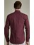 Slim Fit Uzun Kollu Bordo Erkek Gömlek 2