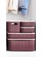 5 Parça Mor Dolap Içi Düzenleyici Storage Kapaklı Kutu Çamaşır Sepet Çorap Kıyafet Düzenleyici Set 1