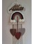 Doa Filstore Makrome Isme Özel Bulut Gökkuşağı El Yapımı Bebek Kapı Bebek Odası Bebek Duvar Süsü (35X75) 1