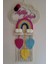 Doa Filstore Makrome Isme Özel Bulut Gökkuşağı El Yapımı Bebek Kapı Bebek Odası Bebek Duvar Süsü (35X75) 1