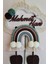 Doa Filstore Makrome Isme Özel Bulut Gökkuşağı El Yapımı Bebek Kapı Bebek Odası Bebek Duvar Süsü (35X75) 1