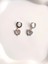 Kadın Çelik Opal Kalp Silver Kolye ve Küpe Seti 4