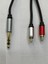 2 Metre 2 Rca 6.3 mm Stereo Kablo 2 Metre 6.3 mm 2 Rca Kablo 2