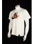 Loose Fit Unisex Beyaz Tişört Nakışlı Naruto Anime Rahat Kesim Bisiklet Yaka Tshirt 3