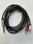 2 Metre 6.3 mm Stereo 2 Rca Kablo 2 Metre 2 Rca 6.3 mm Stereo Kablo 4