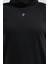2255_REGLAN Kollu Minimal Baskılı Basic Oversize Rahat Kalıp Tesettür Tunik 4