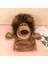 Koyu Kahverengi Aslan Rol Yapma Çocuk Yatıştırıcı El Kuklası Peluş Oyuncak 25CM (Yurt Dışından) 1