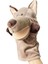 Ağız Açık Kurt Çocuk Kukla Peluş Oyuncak Hediyesi 25CM (Yurt Dışından) 1