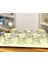 Dekoratif Kristal Ayaklı Kristal Elmas Sunumluk Kahve Yanı Gümüş 1