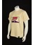 Unisex Loose Fit Bej Dragon Ball Anime Nakışlı Rahat Kesim Tshirt 3